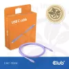 Cabo USB-C CLUB3D CAC-3004 2m roxo