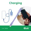 Cabo USB-C CLUB3D CAC-3004 2m roxo