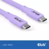 Cabo USB-C CLUB3D CAC-3004 2m roxo