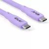Cabo USB-C CLUB3D CAC-3004 2m roxo