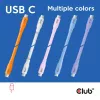 Cabo USB-C CLUB3D CAC-3004 2m roxo