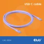 Cabo USB-C CLUB3D CAC-3004 2m roxo