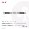 Cabo CLUB3D DisplayPort™ 2.1 bidirecional VESA DP80 certificado 4K240Hz, 8K60Hz ou 10K60Hz M/M 1.6m/5.25ft