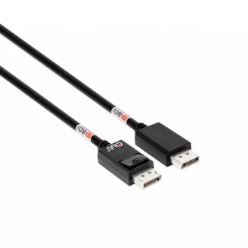 Cabo CLUB3D DisplayPort™ 2.1 bidirecional VESA DP80 certificado 4K240Hz, 8K60Hz ou 10K60Hz M/M 1.6m/5.25ft