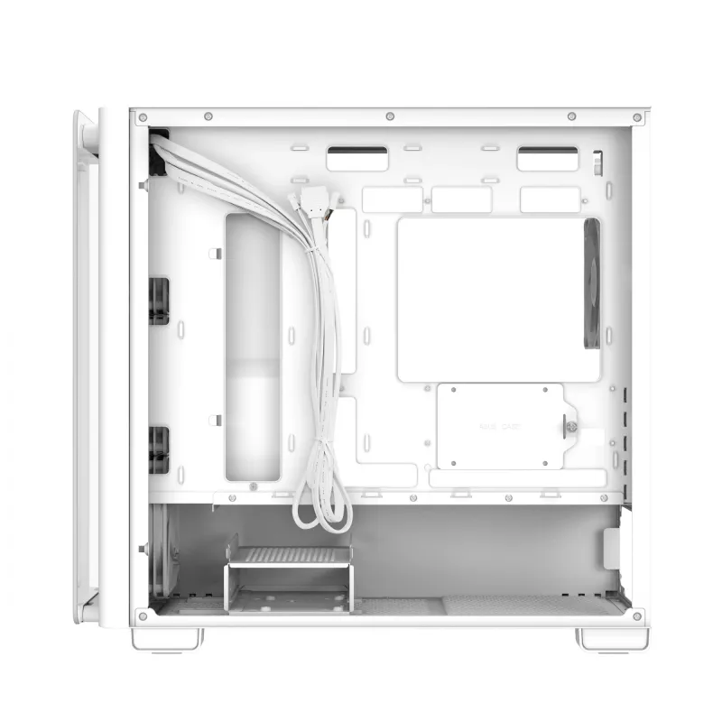 ASUS A23 PLUS TG ARGB WHITE, PC, branco, micro ATX, Mini-ITX, Multi, 16,5 cm, 38 cm