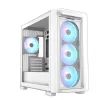 ASUS A23 PLUS TG ARGB WHITE, PC, branco, micro ATX, Mini-ITX, Multi, 16,5 cm, 38 cm