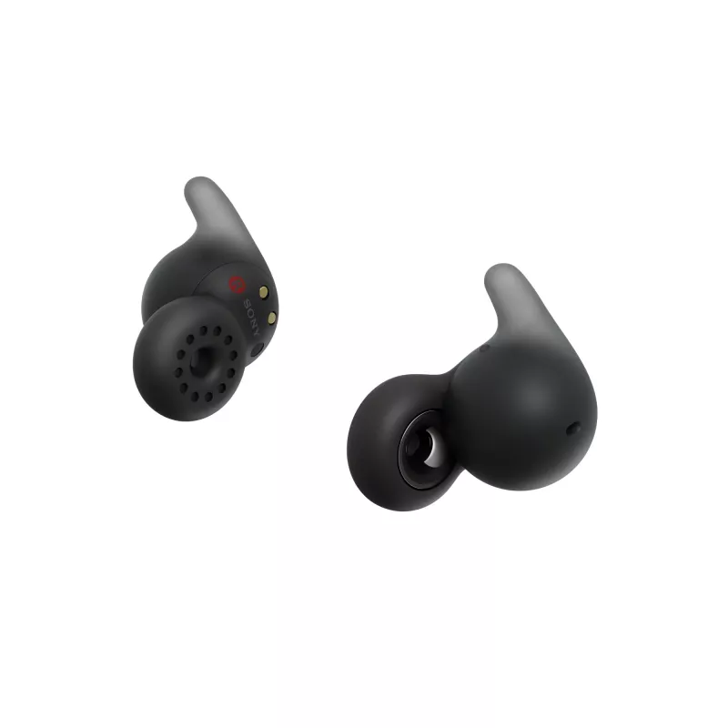 Headset Sony LinkBuds Open WFL910B — sem fios Bluetooth in-ear, 20–20.000 Hz, alcance 10 m, 63 g, preto