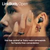 Headset Sony LinkBuds Open WFL910B — sem fios Bluetooth in-ear, 20–20.000 Hz, alcance 10 m, 63 g, preto