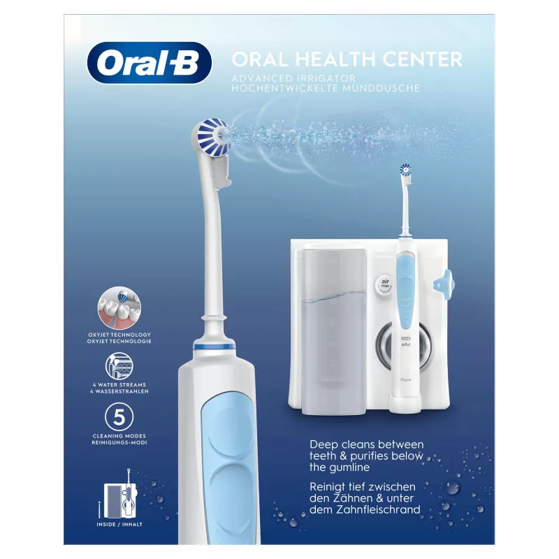 Irrigador oral Oral-B OxyJet, branco
