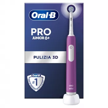 Escova de dentes elétrica Oral-B Junior criança escova rotativa roxo