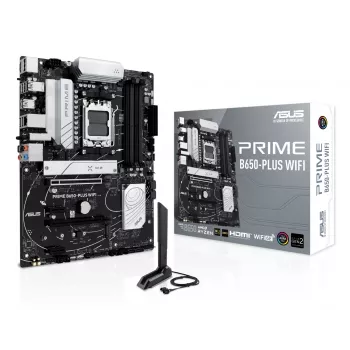Motherboard ASUS PRIME B650-PLUS WIFI ATX — AMD B650, Socket AM5, DDR5, 4 DIMM, 192 GB, Wi-Fi 6E, LAN 2,5 Gb