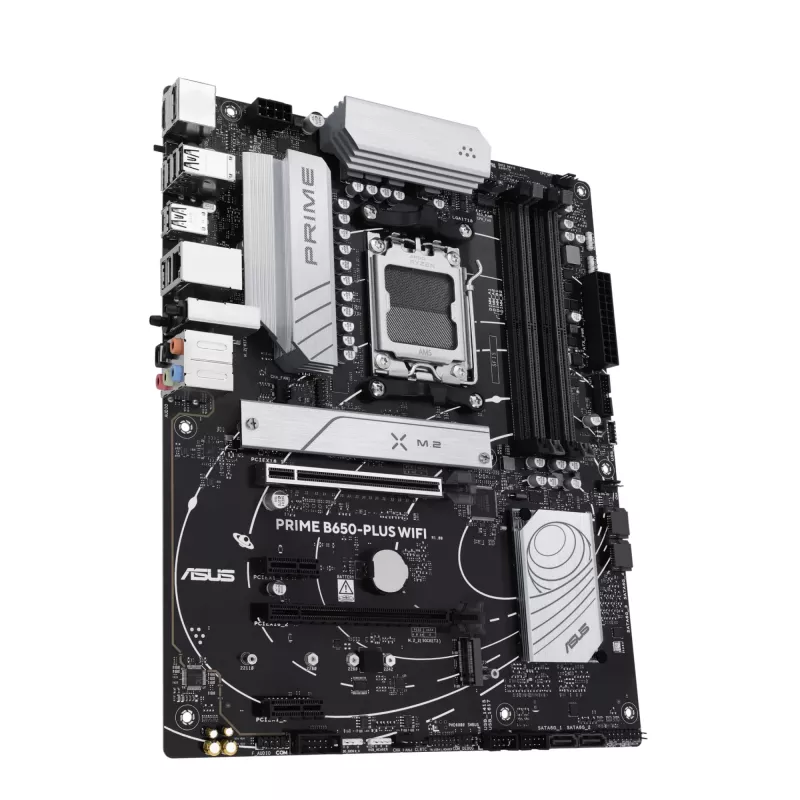 Motherboard ASUS PRIME B650-PLUS WIFI ATX — AMD B650, Socket AM5, DDR5, 4 DIMM, 192 GB, Wi-Fi 6E, LAN 2,5 Gb