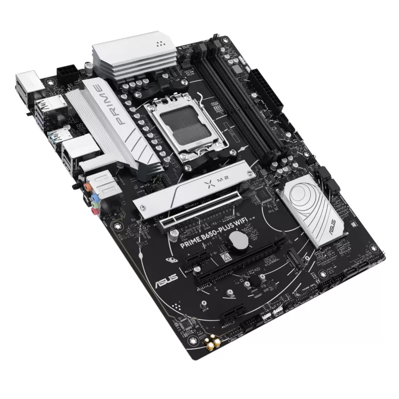 Motherboard ASUS PRIME B650-PLUS WIFI ATX — AMD B650, Socket AM5, DDR5, 4 DIMM, 192 GB, Wi-Fi 6E, LAN 2,5 Gb