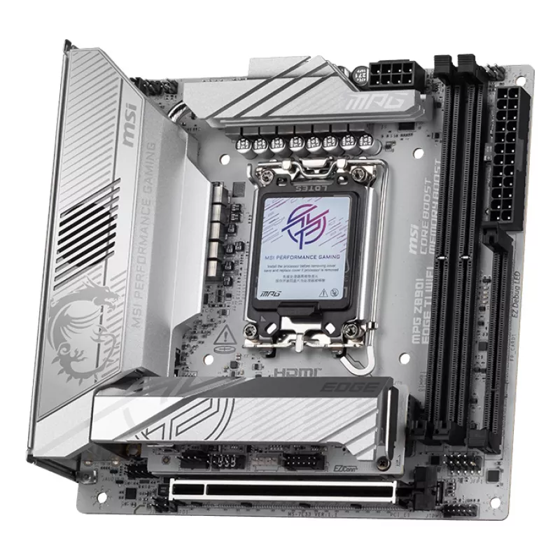 Motherboard MSI MPG Z890I EDGE TI WIFI Intel Z890 LGA 1851 (Socket V1) Mini-ITX