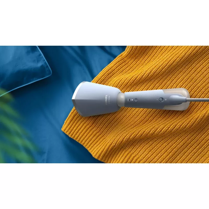 Philips Série 5000 Vaporizador de mão, vaporizador de roupa de mão, 0,12 L, 0,58 min, Azul, Azul-claro, 24 g/min