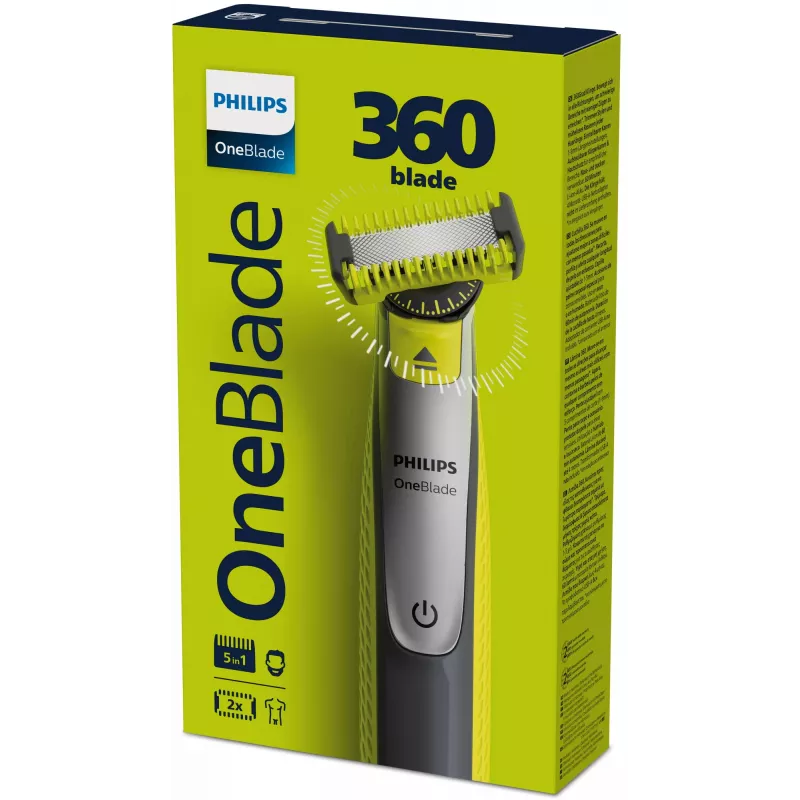 Máquina de barbear Philips QP2834/23 design 2-em-1 para barbear e aparar