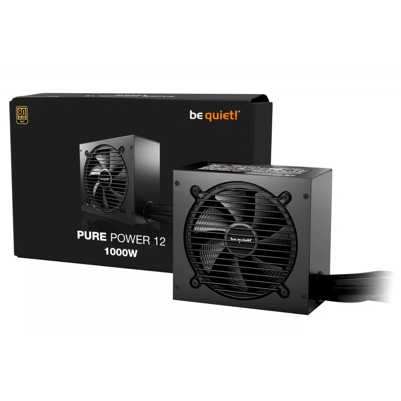 Fonte de alimentação be quiet! PURE POWER 12 1000W 20+4 pinos ATX preta
