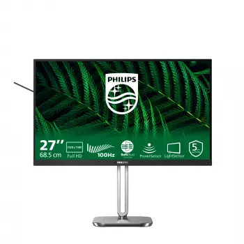 Monitor de computador Philips Série 5000 27B2G5200/00 68,6 cm (27 polegadas) 1920 x 1080 píxeis Full HD LCD Antracite