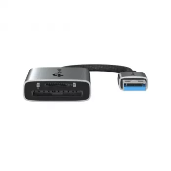 Leitor de cartões TP-LINK UA430 USB 3.2 Gen 1 Type-C — MicroSD / SD, cinzento
