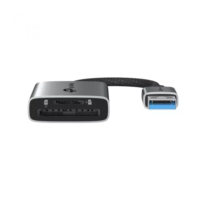 Leitor de cartões TP-LINK UA430 USB 3.2 Gen 1 Type-C — MicroSD / SD, cinzento