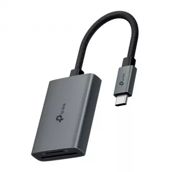 Leitor de cartões TP-Link UA430C USB 3.2 Gen 1 (3.1 Gen 1) Type-C cinzento