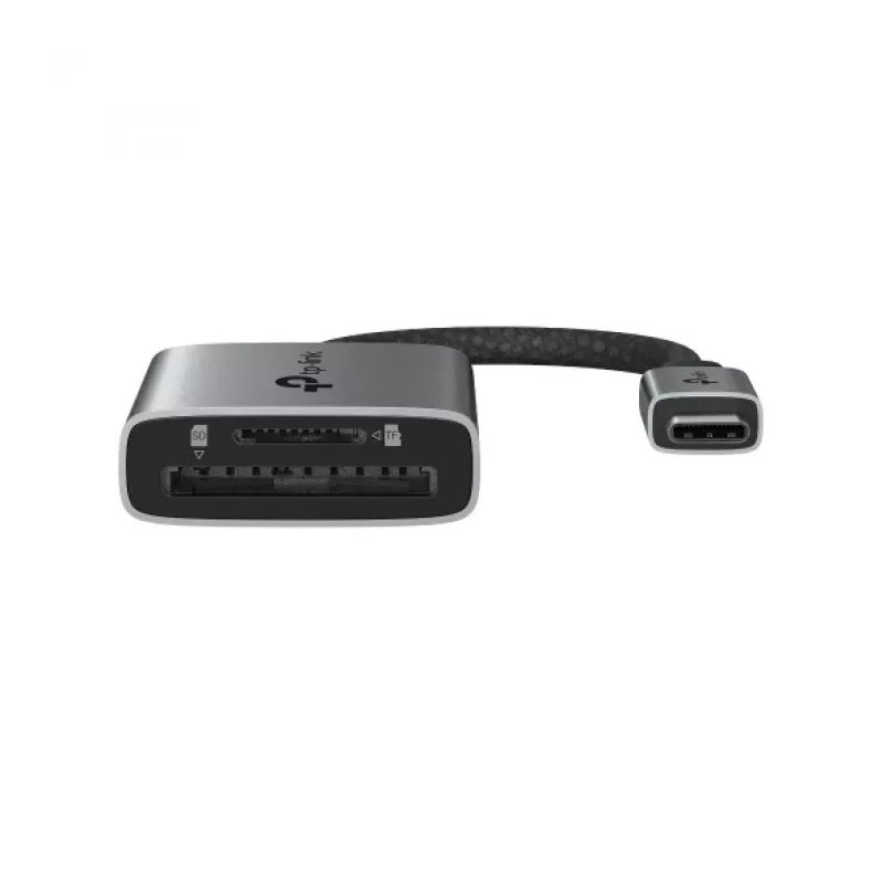 Leitor de cartões TP-Link UA430C USB 3.2 Gen 1 (3.1 Gen 1) Type-C cinzento
