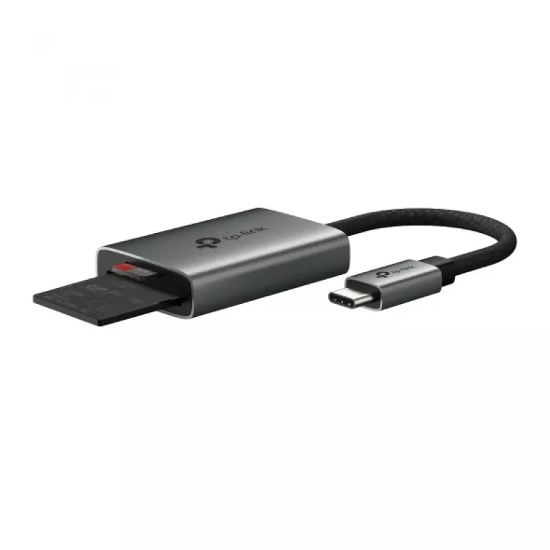 Leitor de cartões TP-Link UA430C USB 3.2 Gen 1 (3.1 Gen 1) Type-C cinzento