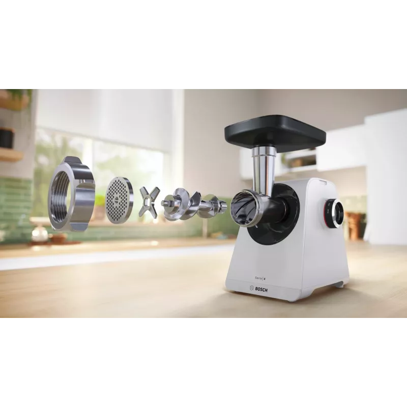 Bosch Serie 4 MultiPower MFWS420W picadora de carne, branca