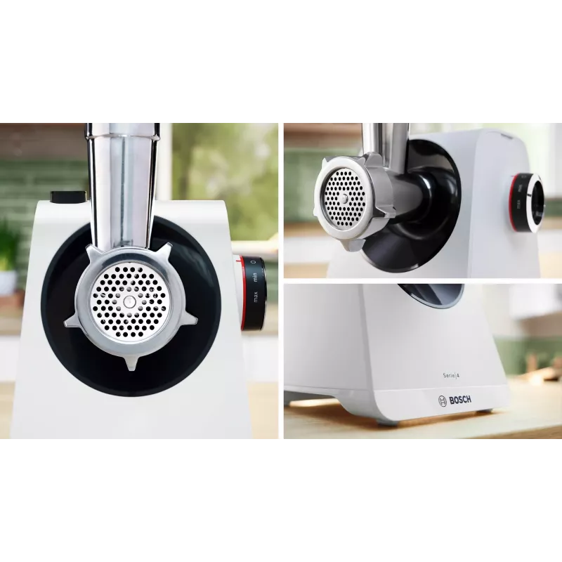 Bosch Serie 4 MultiPower MFWS420W picadora de carne, branca