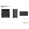 Caixa be quiet Pure Base 501 LX preta Midi-Tower