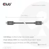 Cabo USB Type-C CLUB3D CAC-1570 1,2m — 80Gbps, 240W, suporta 8K@240Hz, preto