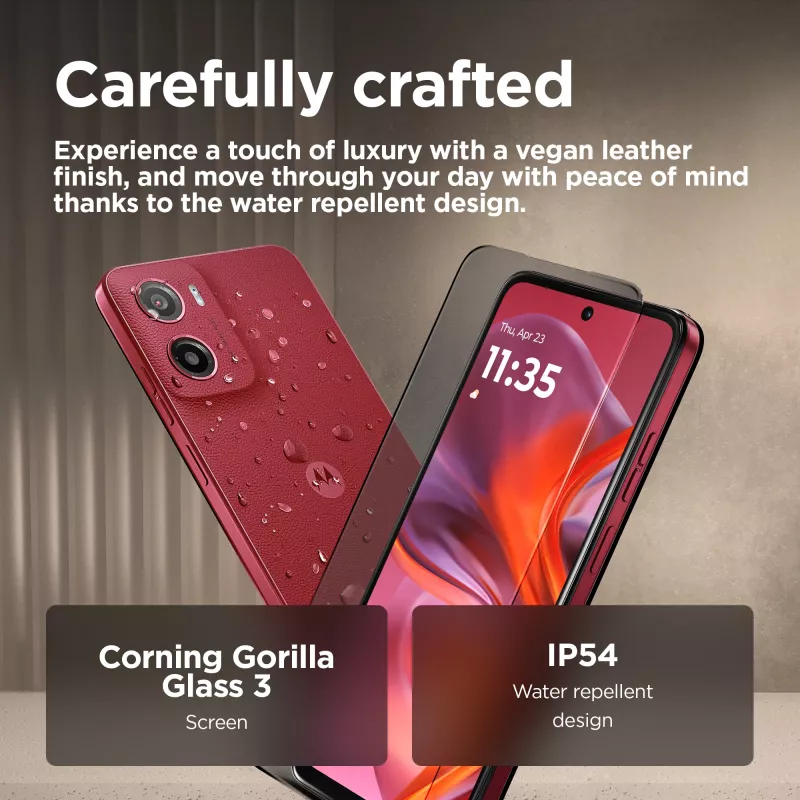 Motorola moto g05 16,9 cm (6,67 polegadas) Dual SIM Android 15 4G USB Type-C 4 GB 64 GB 5200 mAh vermelho