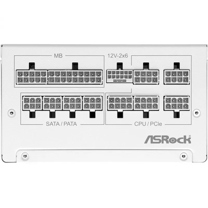 Fonte de alimentação ASROCK Steel Legend Sl-1000gw 1000w 80+ Gold White ATX