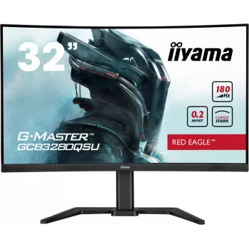Monitor iiyama G-MASTER GCB3280QSU-B2 80 cm (31,5 polegadas) 2560 x 1440 píxeis Dual QHD LED preto