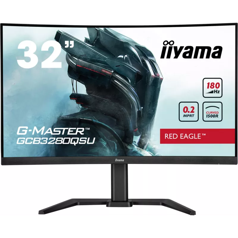 Monitor iiyama G-MASTER GCB3280QSU-B2 80 cm (31,5 polegadas) 2560 x 1440 píxeis Dual QHD LED preto