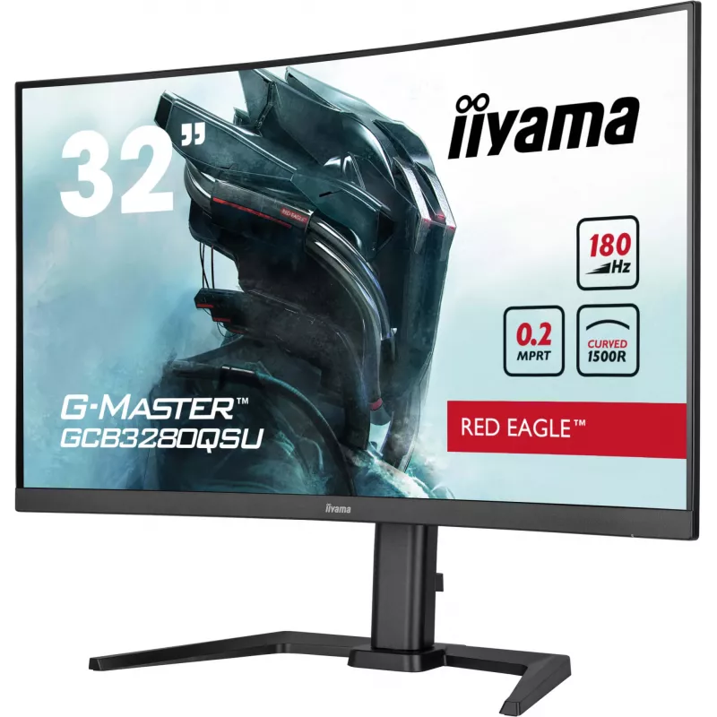 Monitor iiyama G-MASTER GCB3280QSU-B2 80 cm (31,5 polegadas) 2560 x 1440 píxeis Dual QHD LED preto