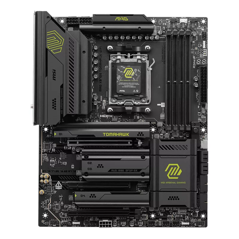 Placa-mãe MSI MAG X870E TOMAHAWK WIFI — AMD X870E, Socket AM5, ATX, 4x DDR5 DIMM, 4x M.2, Wi‑Fi, 5Gb Ethernet