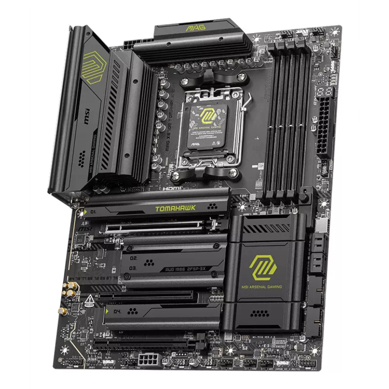 Placa-mãe MSI MAG X870E TOMAHAWK WIFI — AMD X870E, Socket AM5, ATX, 4x DDR5 DIMM, 4x M.2, Wi‑Fi, 5Gb Ethernet