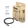 Cabo CLUB3D Thunderbolt™ 5 certificado 8K240Hz dados 80/120 Gbps EPR 240 Watt M/M 1m / 3,28ft