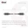 Cabo CLUB3D Thunderbolt™ 5 certificado 8K240Hz dados 80/120 Gbps EPR 240 Watt M/M 1m / 3,28ft