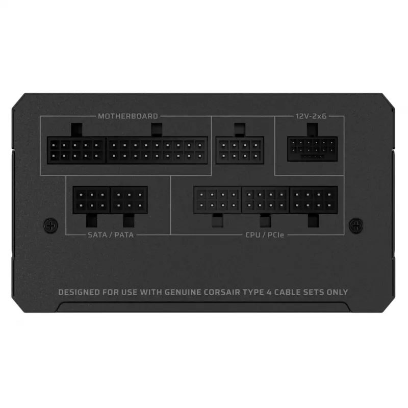 Fonte de alimentação CORSAIR - 1000W Série RMe RM1000e 24-Pin ATX preta