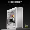 Caixa de PC CORSAIR - 5000T Mid-Tower High-Performance - branca