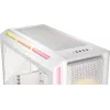 Caixa de PC CORSAIR - 5000T LX RGB Midi-Tower (vidro temperado) branca