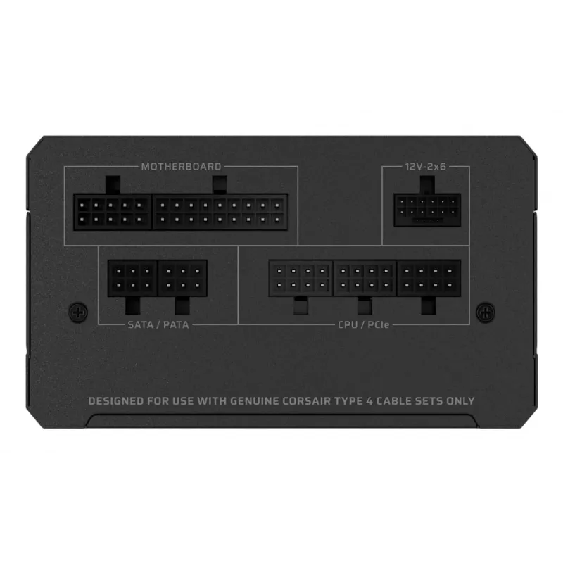 Fonte de alimentação CORSAIR - 850W Série RMe RM850e 24 pinos ATX preta