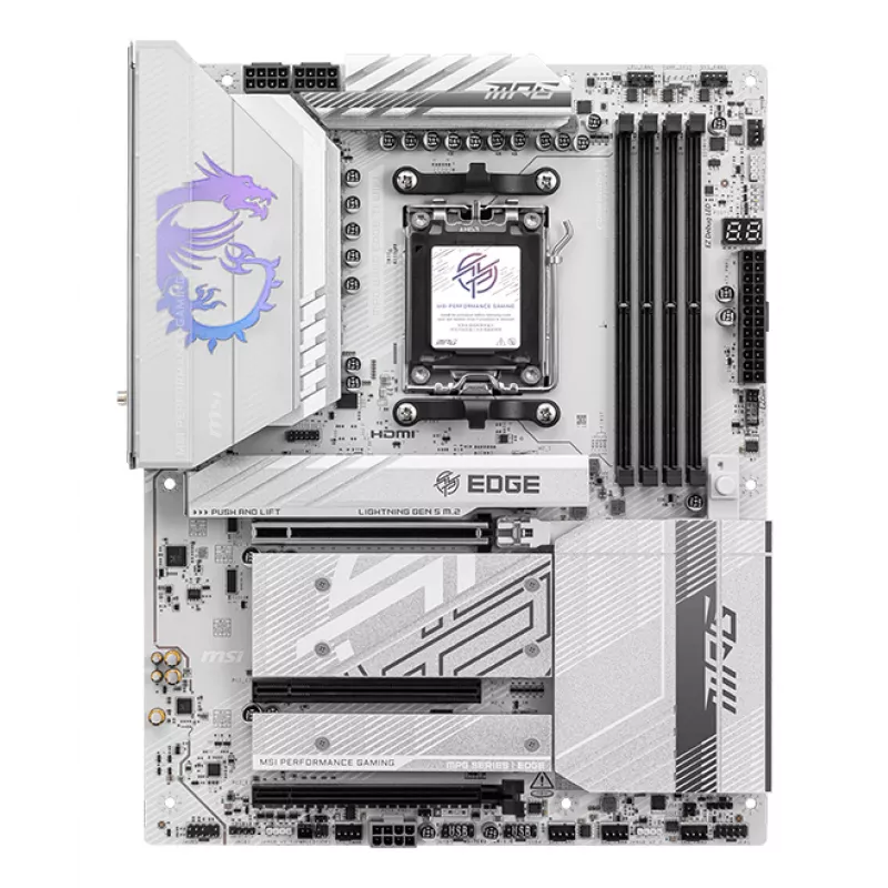 Placa-mãe MSI MPG B850 EDGE TI WIFI AMD B850 Socket AM5 ATX