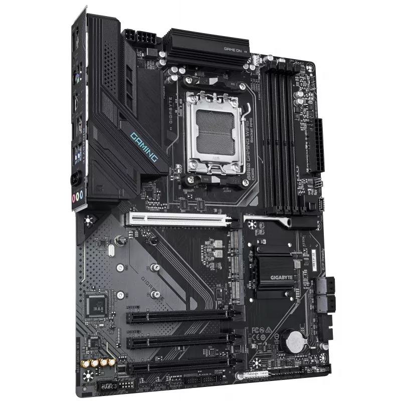 Placa-mãe GIGABYTE B850 GAMING WIFI6, chipset AMD B850, socket AM5, ATX, 4x slots DDR5, Wi-Fi 6, 3x M.2, 4x SATA III