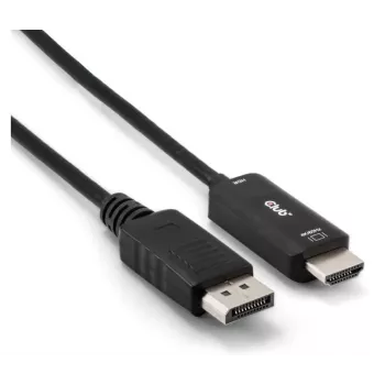 Cabo CLUB3D CAC-1083 DisplayPort 2 m HDMI tipo D (Micro) preto