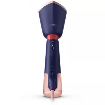 Philips série 5000 ferro a vapor de mão, ferro a vapor de mão para roupa, 0,32 L, 0,58 min, azul, azul-marinho, botões