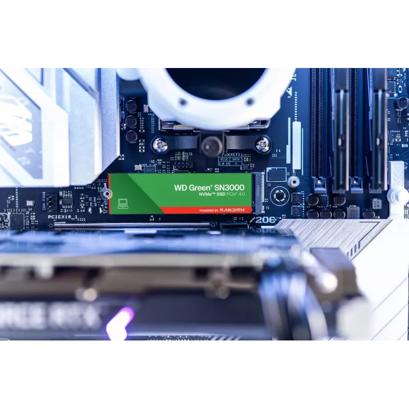 SSD WESTERN DIGITAL - WD Green SN3000 NVMe - 500GB - PCIe Gen4 x4 - M.2 2280