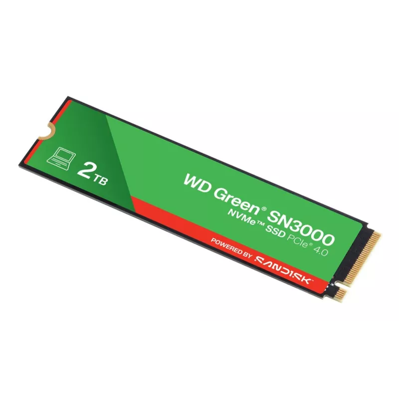 SSD WESTERN DIGITAL - WD Green SN3000 NVMe - 500GB - PCIe Gen4 x4 - M.2 2280